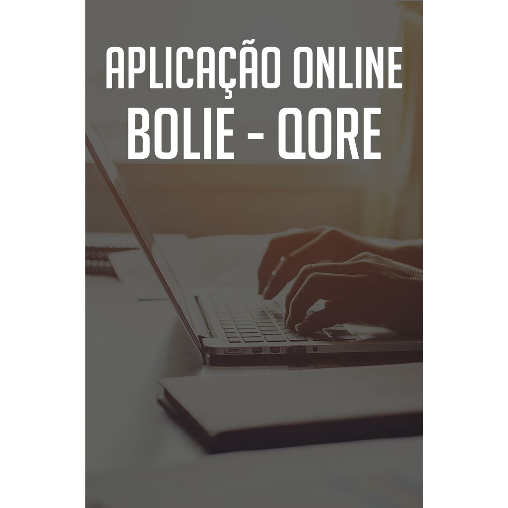 BOLIE - QoRE - Aplica&Atilde;&sect;&Atilde;&pound;o Online cod. do produto: TOL056