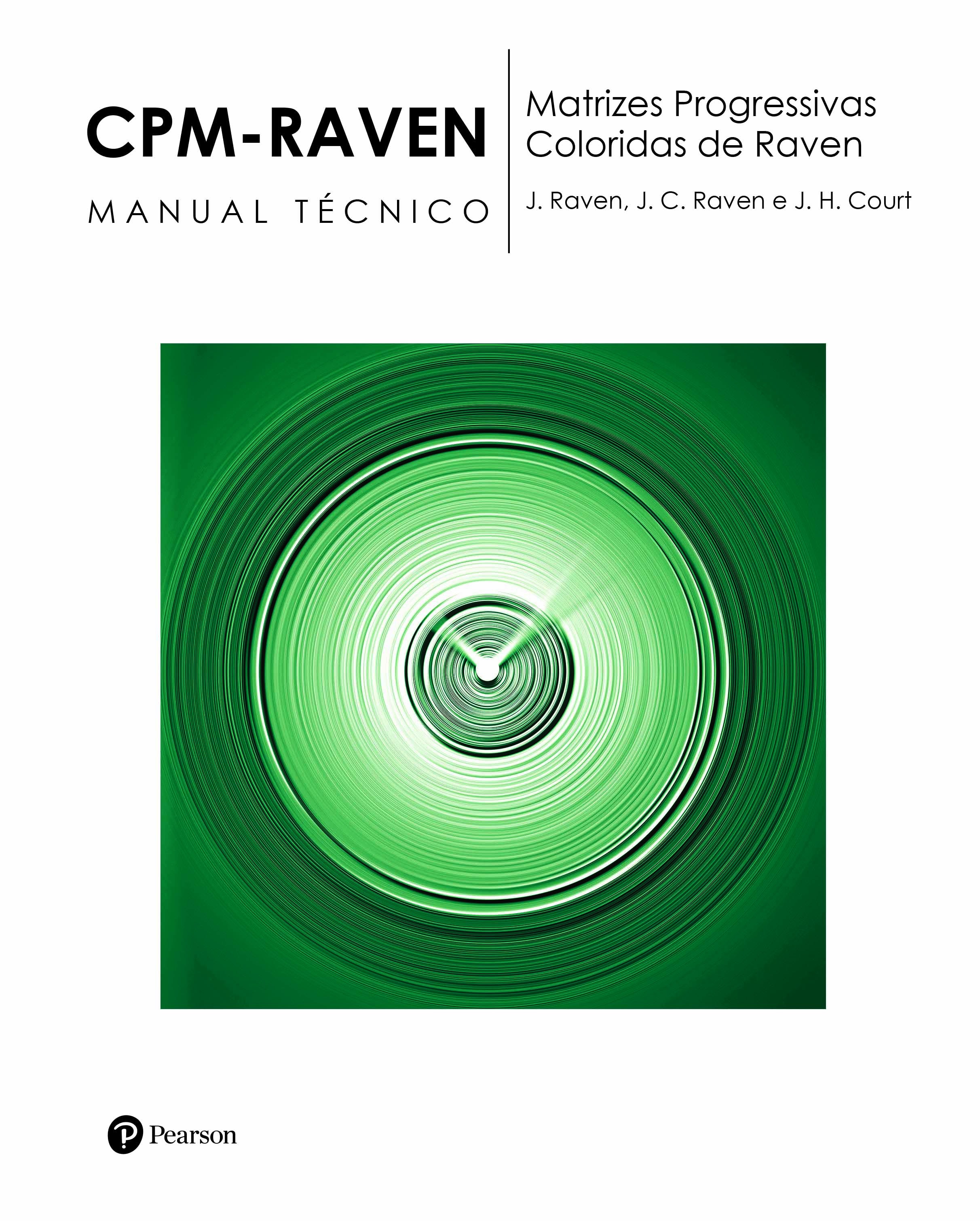 CPM RAVEN - Matrizes Progressivas Coloridas de Raven - Crivo de Corre&Atilde;&sect;&Atilde;&pound;o