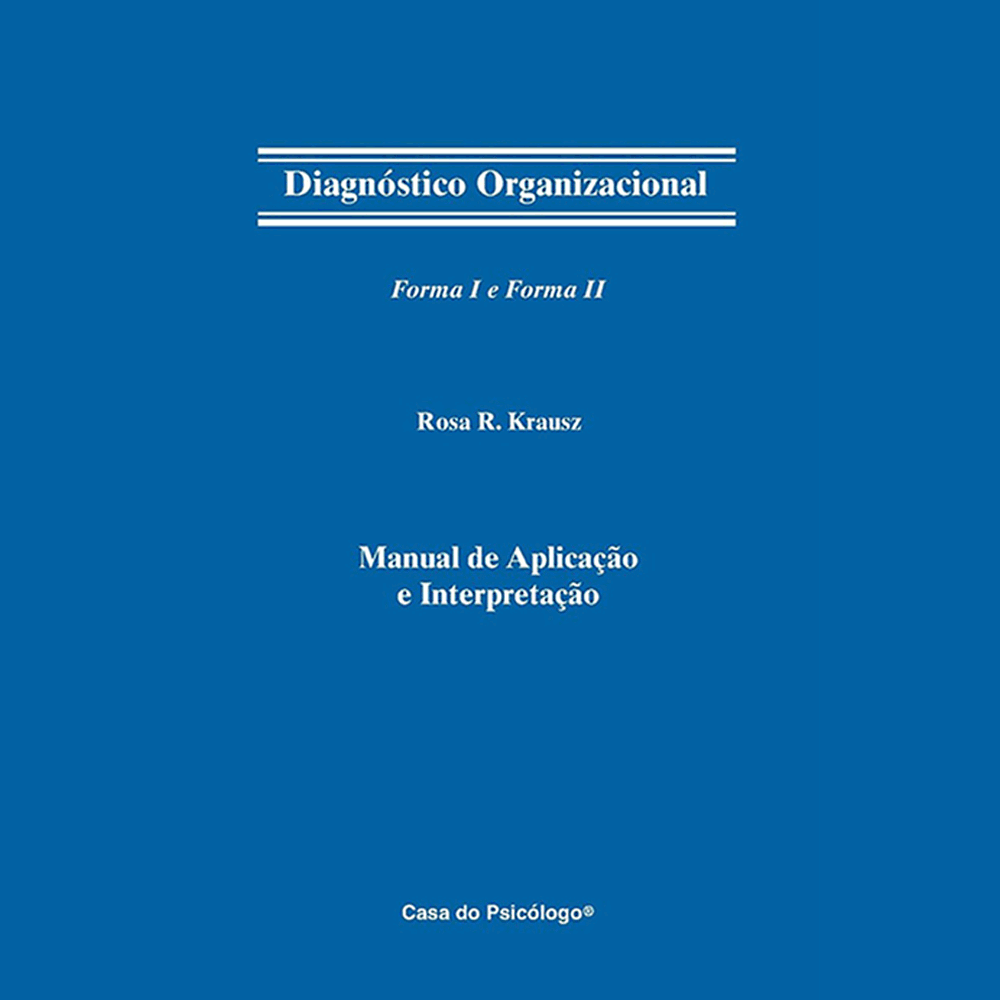 DO - DiagnÃ³stico Organizacional - Tabelas de Registro de Resposta - Forma II (Caderno de AplicaÃ§Ã£o)