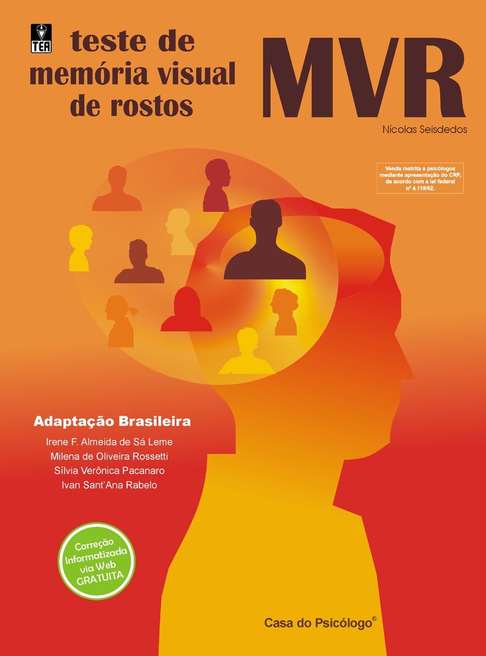 MVR - Mem&Atilde;&sup3;ria Visual de Rostos - Bloco de Folhas de Respostas