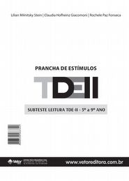 TDE II - Prancha de Estimulos Leitura 5&Acirc;&ordm; ao 9&Acirc;&ordm; ano