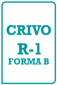 R-1 Forma-B Crivo de Corre&Atilde;&sect;&Atilde;&pound;o