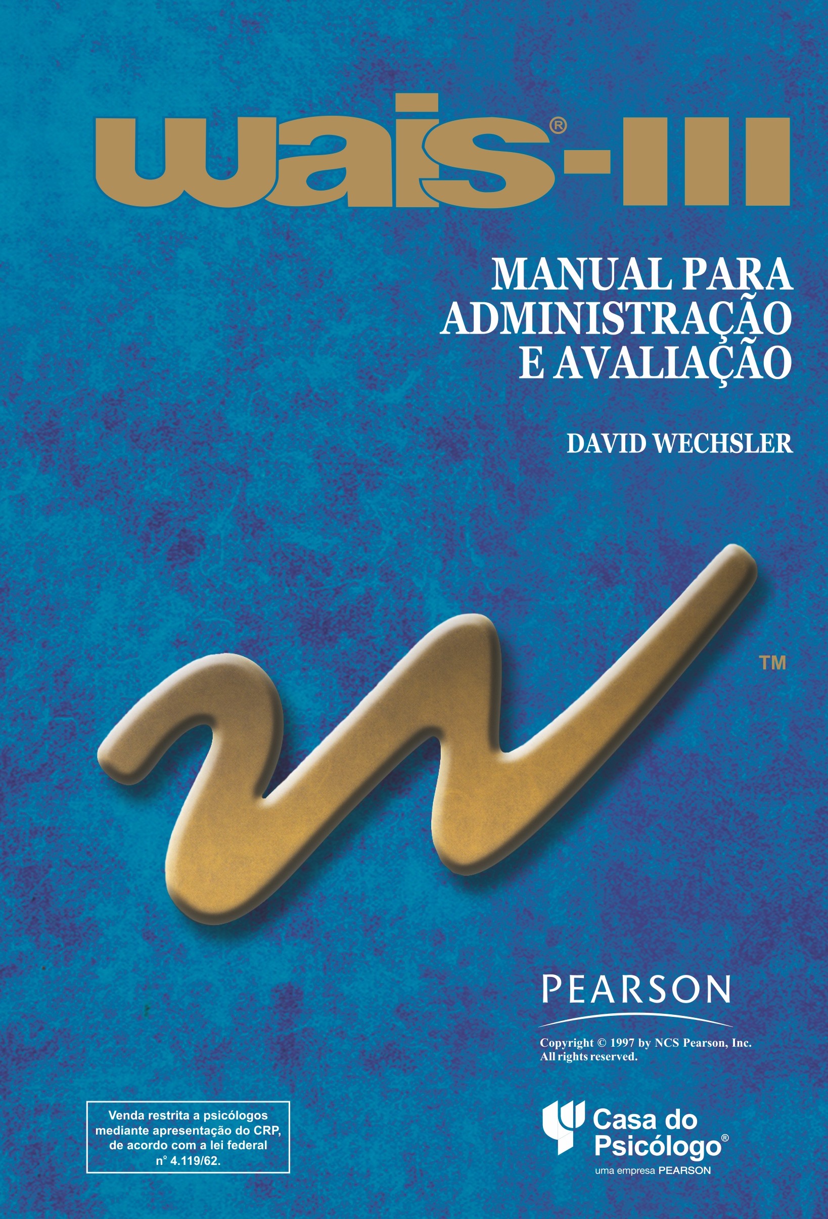 WAIS III- Protocolo procurar simbolos